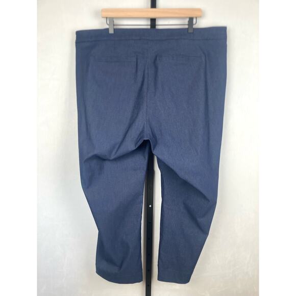 NYDJ Slim Trouser Ankle Pants Dark Blue 20W Lift Tuck Slimming Stretch Workwear - Picture 7 of 12